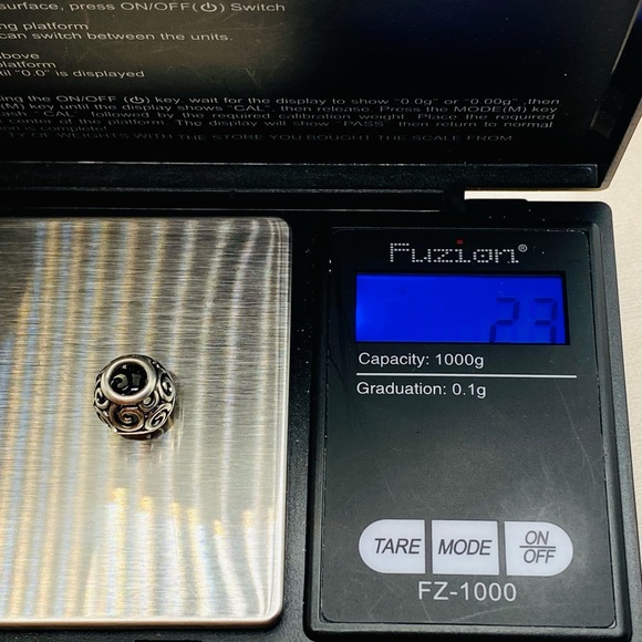 EUC Pandora 790896 Sterling Silver Ocean Breeze Openworks Bead - RETIRED - Picture 8 of 8